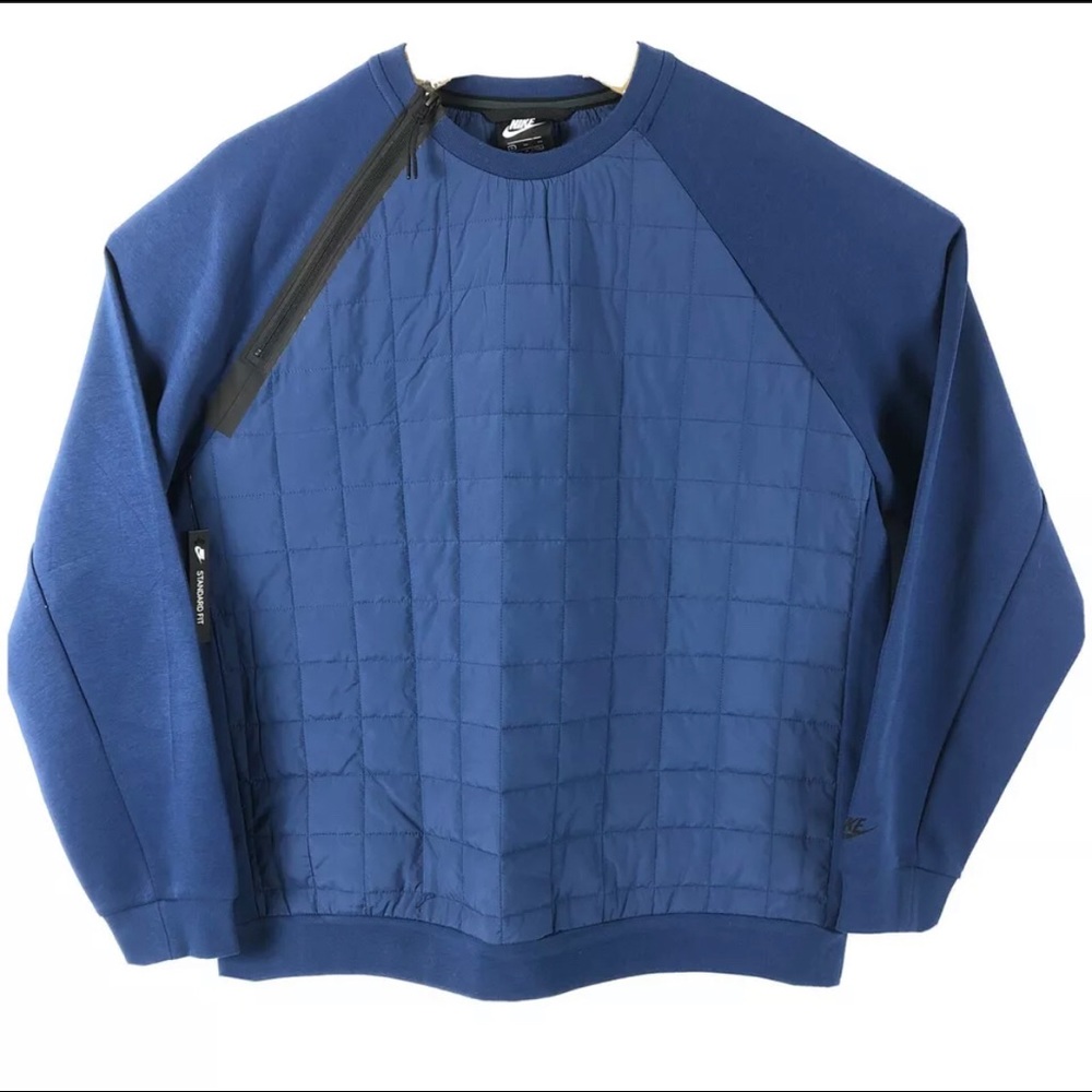 Nike Men’s Sportswear Tech Quilted Crew Pullover